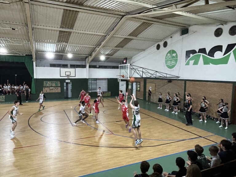 Exciting first basketball game from the Varsity Boys’ and Girls’ team